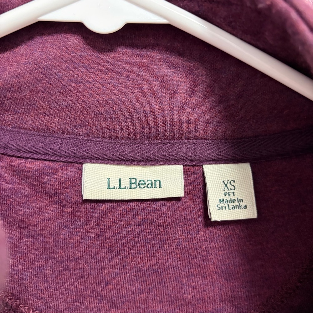 L.L. Bean Maroon Quilted Jacket - Picture 4 of 6
